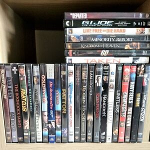 Collection LOT of DVD Movies: Action, Drama, Thrillers James Bond, Batman